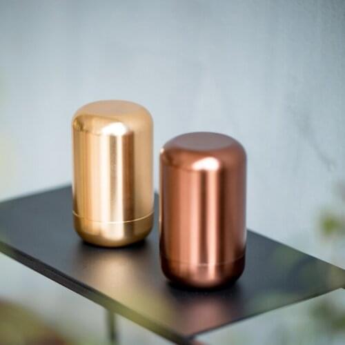 Aluminum Alloy Tea Cans Metal Travel Mini Portable Tea Cans Sealed And Moisture-Proof Storage Bottle Jar Boxes food Containers