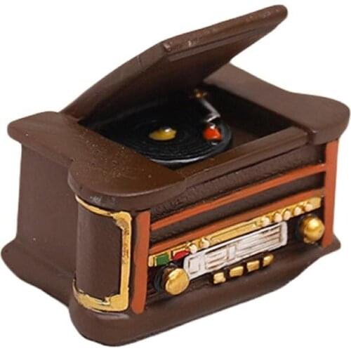 European retro nostalgic mini decoration creative resin telephone camera living room wine cabinet decorations furnishings