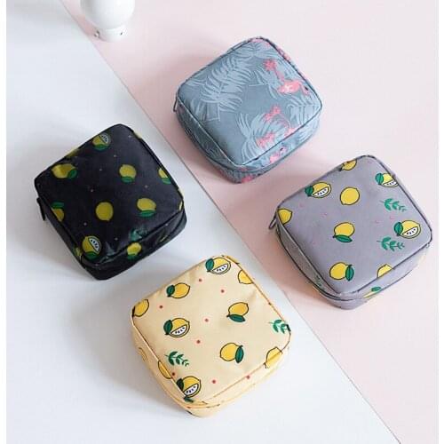 Sanitary napkin storage bag net red mini bag multifunctional portable coin purse aunt towel lipstick storage bag