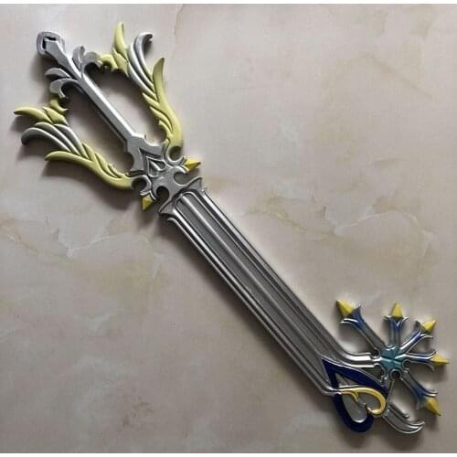 Game Kingdom Hearts Sora Key sword PU color Handmade weapon Key sword toy Gift Collection