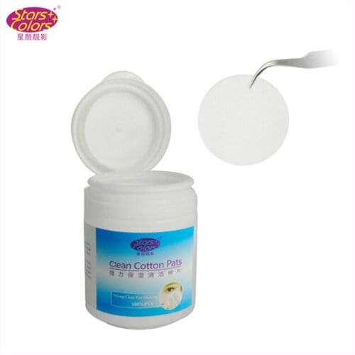 Makeup Remover Cotton Pad Cleaning Eyelashes Non-Irritating Grafting Planting Eyelash Makeup Remover Tool