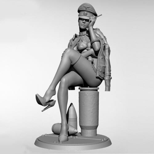 1/24 Empire Baby Series Soldiers White Model Kit Epoxy Resin Home Craft Decor Girls Assembly Self-assembled Figure Toy YFWW-2073