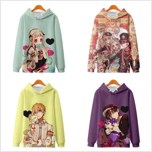 Anime Toilet-bound Hanako-kun Nene Yashiro Cosplay Costume Toilet-bound Hanako-kun 3D printed Kids men women hooded sweatshirt