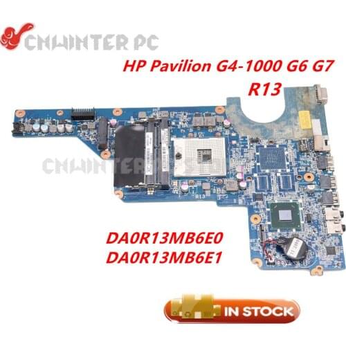 NOKOTION For HP Pavilion G4-1000 G6 G7 Laptop Motherboard HM65 DDR3 636373-001 DA0R13MB6E0 DA0R13MB6E1 MAIN BOARD