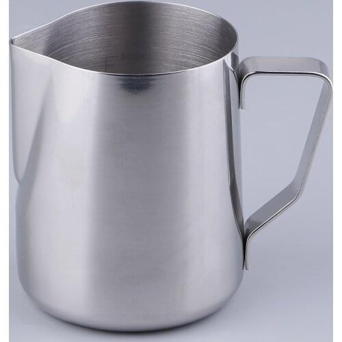 500/300 ML Milk Jug, Milk Pitcher Milk Jug Made of Stainless Steel, Frothed Milk for Cappuccino