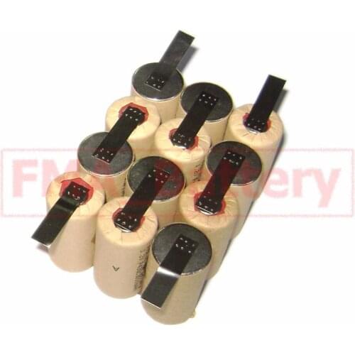 Ni-MH Sub C SC 14.4V 1600 2200 3000mAH rechargeable Battery to vacuum cleaner 12SN P11