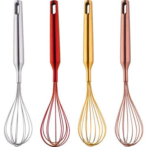 1x Stainless Steel Egg Beater Hand Whisk Mixer Kitchen Tools Cream Stirring For Home Egg Mixer Cooking Foamer Whisk Cook Blender