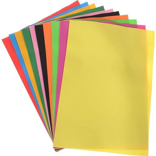 10 Sheets Thick Multicolor A4 Sponge EVA Foam Paper Kids Handmade DIY Hand Craft Gift Fun Thick HOT