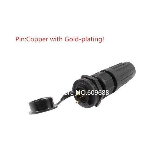 16mm AC 125V 7A 5-7mm Aviation Plug + Cap Z108-2/3/4/5/6/7/8Pins Waterproof Cable Gland Connector