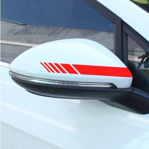 2 Pcs Car Rear View Mirror Sticker For Citroen C2 C3 C4 C4L C5 DS DS4 DS4S DS5 DS6 DS7 DS5LS DS3 Dacia duster logan sandero