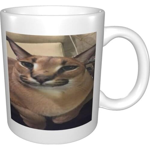 Floppa Cute Memet 2021 New Mug Coffee Cup Coffee Mug Customizable Cup Mug With Lid And Spoon Customizable Mug