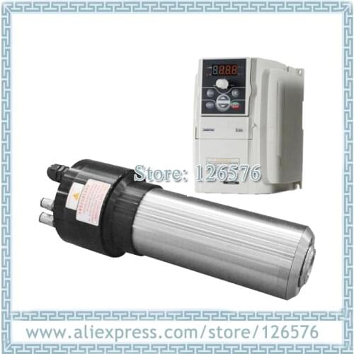 Sales promotion! ATC Spindle motor 2.2Kw ISO20 24000rpm automatic milling spindle motor + SUNFAR VFD 2.2KW 1000HZ E300-2S0022L