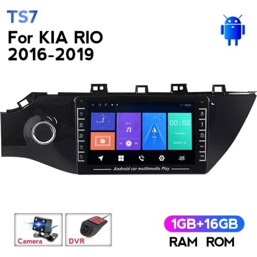 IPS Android Car Radio Multimedia Video Player Navigation GPS No 2 Din DVD for KIA RIO K2 2016-2019 Support Carplay Camera DVR