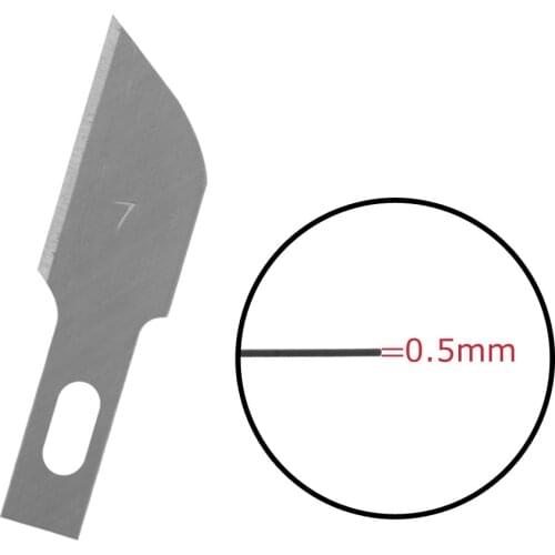 Free Shipping 10 Pcs One Lot 7#Laptop PCB Knife Blades Engraving Knife Paper Cut Knives Blades Replacement Paper Cutter
