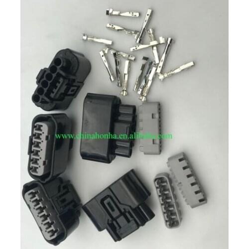 Free shipping 6 Pin Sumitomo 6188-0658 6189-1012 Female Male 1.2mm Automotive Connector Waterproof Plug Auto Oxygen Sensor Plug