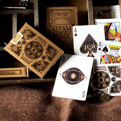 Bronze Steampun Playing Cards Magic Category Poker Cards for Professional Magician Collection Cards