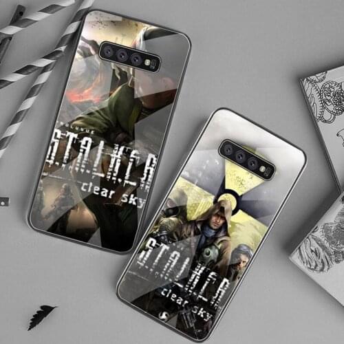 CUTEWANAN stalker clear sky Game Pattern Phone Case Hull Tempered Glass For Samsung S20 Plus S7 S8 S9 S10 Plus Note 8 9 10 Plus