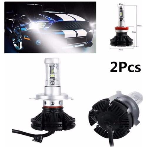 DC 9-32V High Power Car LED Headlight Refit Running Bulbs H11 H8 H9-Powered By Luxeon LED (DIY 3-Colour 6000K 8000K 3000K)