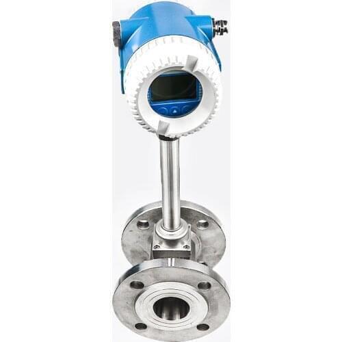 Two-wire system saturated steam vortex flow meter boiler water vortex flow meter good price 2inch pipe
