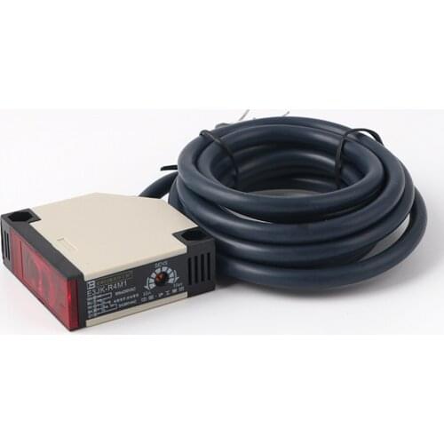 E3JK-R4M1 Retro-Reflective Light-ON Pre-Wired Type AC 90-250V Photoelectric Sensor Switch with ReflectorDC12-24V