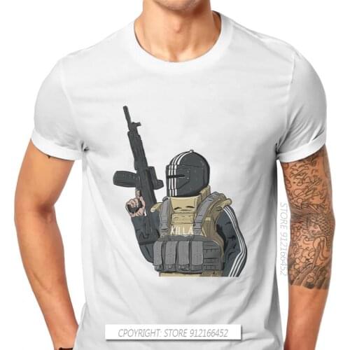 Killa Escape From Tarkov Game T Shirt Vintage Alternative Big Size O-Neck TShirt Top Sell Harajuku Mens Clothes