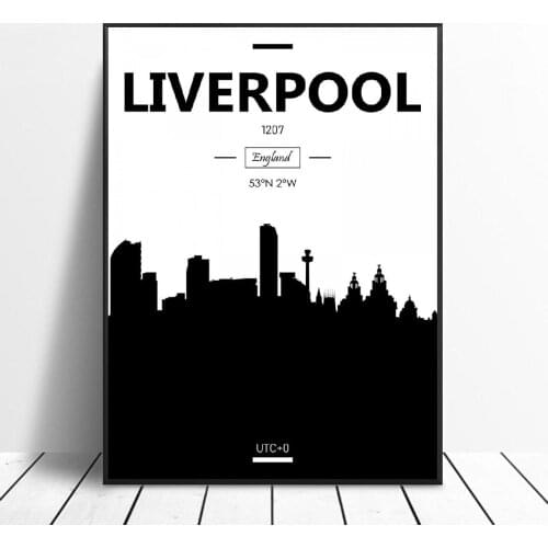 Liverpool Canvas Painting Wall Art Pictures Prints Home Decor Wall Poster Decoration for living Room