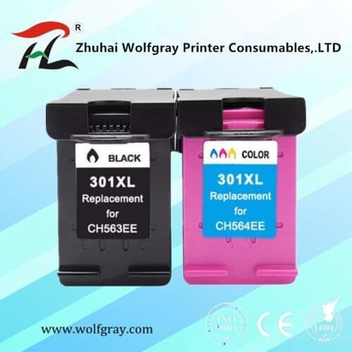 301XL Cartridge for hp 301 xl hp301 Ink Cartridge for Deskjet 1000 1050 2000 2050 2510 3050 4500 4630 5530 2540 printer