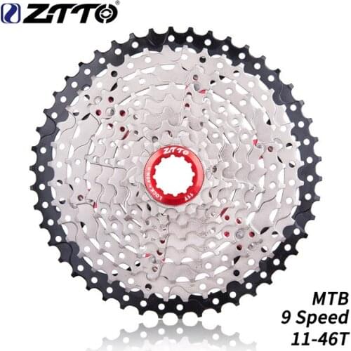 ZTTO MTB 9 speed 11-46 t Cassette Ratios Compatible with mountain bike M430 M4000 M590