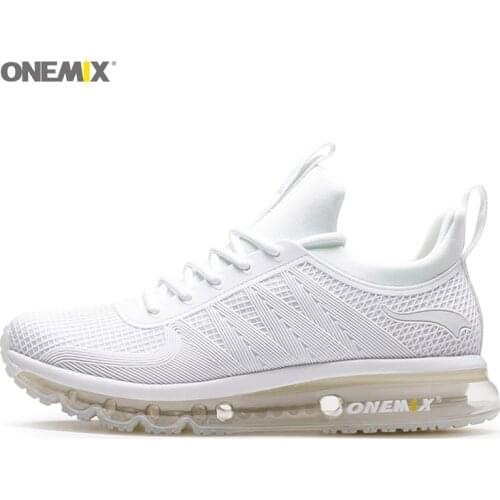 ONEMIX Men Running Shoes Casual High Top Sport Shoe Outdoor Jogging Air Cushion Trainers Tennis Sports Fitness Sneakers 270-1191