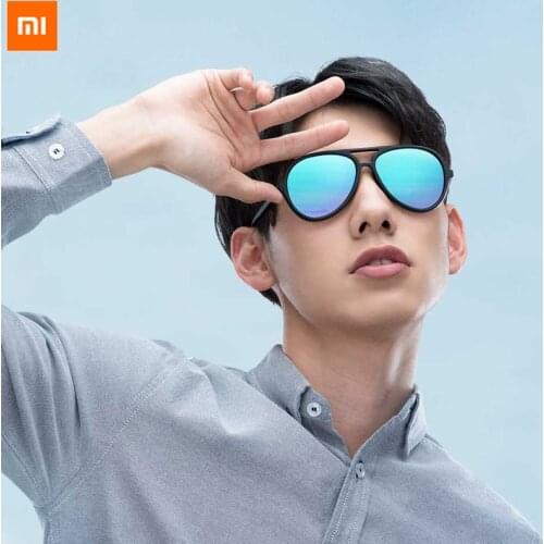 New Xiaomi Mijia Youpin TS Ice Blue Aviator Sunglasses for man and woman TAC polarized lenses Sun glasses fashion unisex