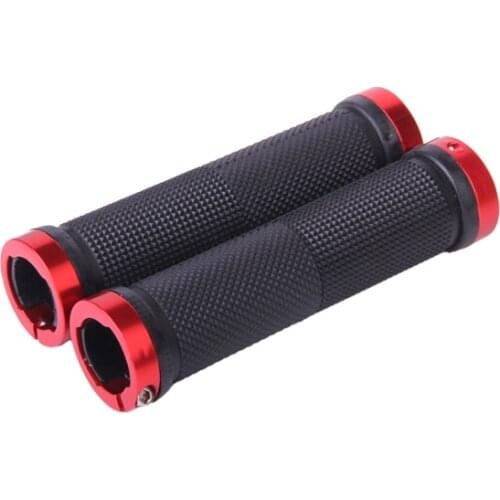 Pair Cycling Lock-on Anti-slip Handlebar Handle Bar Grips MTB BMX