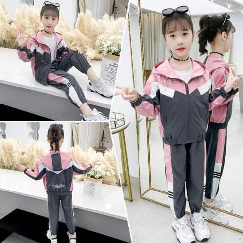 12 Year Teen Children Hooded Zipper Tracksuit Beauty Clothes Fall Girls Christmas Outfit Cute Boutique Halloween 2 Piece Set
