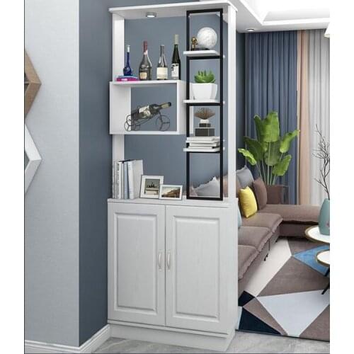 Light luxury wind door hall cabinet guest restaurant double-sided screen partition cabinet modern simple wine cabinet storage