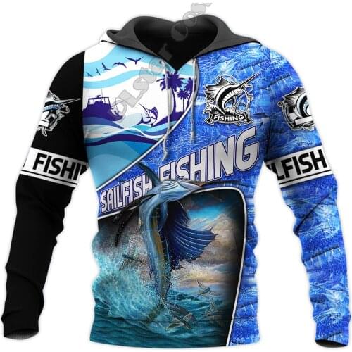 PLstar Cosmos Tuna MaHi Marlin NewFashion Fishing Fisher Animal Funny Tracksuit Pullover Harajuku 3DPrint Men/Women Hoodies T-8
