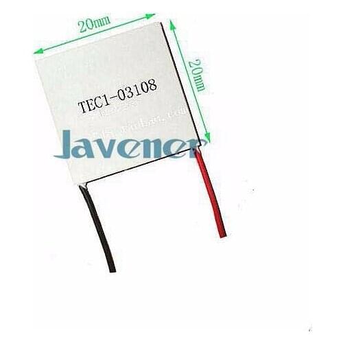 20x20mm 17.5W TEC1-03108 Heatsink Thermoelectric Cooler Peltier Cooling Plate