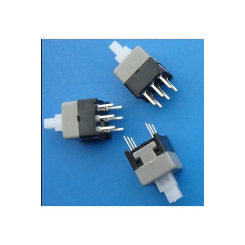 8.5X8.5MM 8.5*8.5MM 8.5*8.5 self lock switch button switch button double row 6 straight DIP