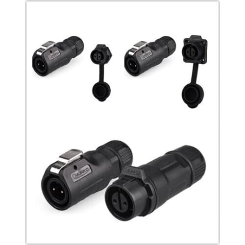 Aviation Air Plug Socket Quick Locking Type Waterproof LP12 Wire Connector 5A Male Female Outdoor Electrical Connector