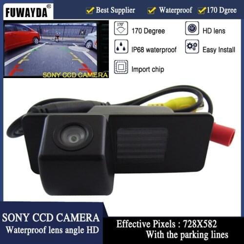 FUWAYDA SONY CCD Car Rear View DVD GPS Navigation Kits Camera for Chevrolet Aveo Trailblazer Opel Mokka Cadillas SRX CTS HD