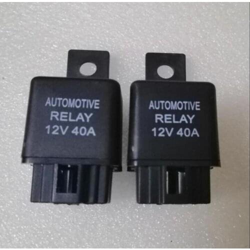 LKH5G-A car relay air conditioner compressor oil pump fog lamp 12V24V40A four-pin fan waterproof belt line universal (without ba