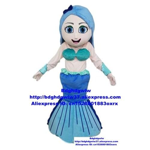 Mermaid Sea-maid Mascot Costume Adult Cartoon Character Outfit Suit Customers Thanks Meeting Classic Giftware zx312