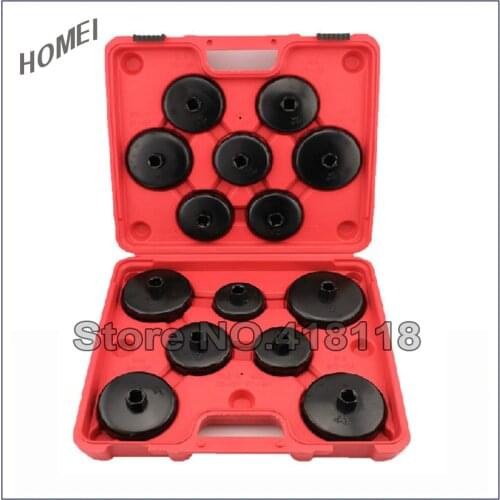 Professional Car Tool Set 14pcs Cup Type Oil Filter Wrench Oil Filter Removal Set