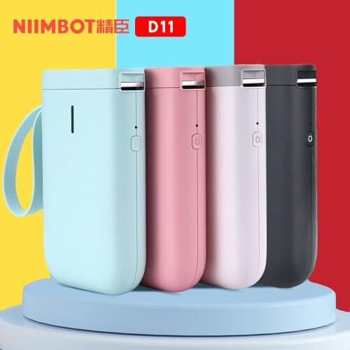 Niimbot D11 Portable Thermal Label Printer Handheld Name Price Printer Bluetooth Printing Printer for Home Office Supermarket