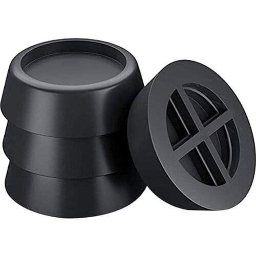 4Pcs Washing Machine Refrigerator Anti Vibration Noise Reduction Pads Heavy Duty Anti-skid Mats Kitchen Bathroom Supplies