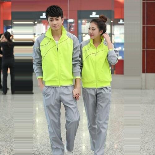 Men Women Tennis Jacket Pants Set Loose Tracksuits Fitness Running Sets Quick Dry Jogging Gym Tracksuit Sportswear Sports Suit