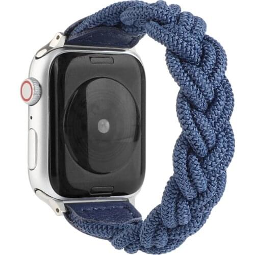 Fabric Elastic Wwristband Bracelet Belt For Apple Watch Band 38mm 40mm 42mm 44mm Apple iWatch Strap Series 3 4 5 6 SE