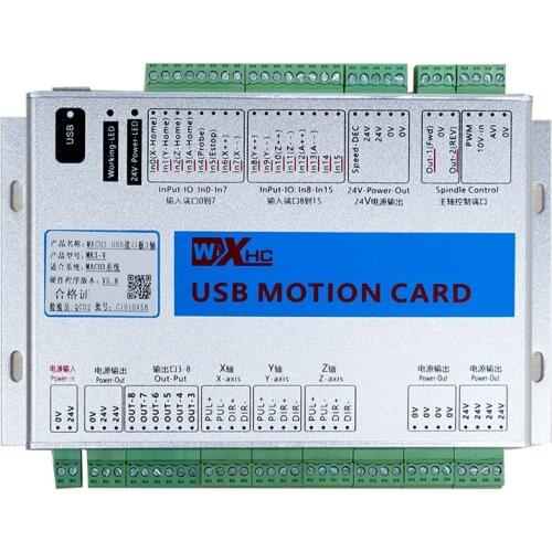 Quality and durable MACH3 3-axis CNC controller for lathe USB/ehternet motion control card CNC 3-axis controller