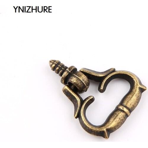 YNIZHURE 30pcs 23*6mm Screw Thread Small Cabinet Drawer Knob Jewellery Box Pulls Mini Wooden Cases Cartoon Handle