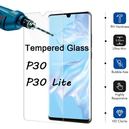 Tempered Glass for Huawei P30 Lite P30Lite Protective Glass for Huawei P20 Lite 2018 P20 Pro Screen Protector on P Smart 2019 Z