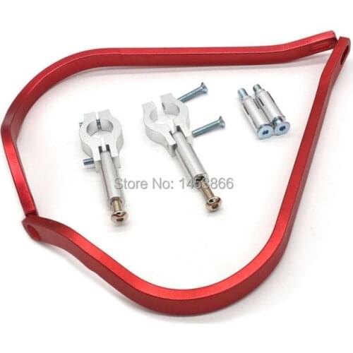 Evomosa Red Aluminum Motocross Off-road Motorcycle Handguards 22mm Universal Moto Hand Guard Motorbike Accessories ATV Shell
