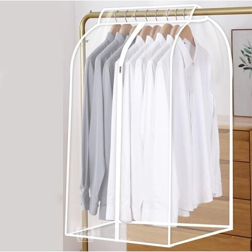 Clothes Dust Cover Fabric Case suit cover for Home Household Hanging-type Coat Suit Protect Storage Bag Wardrobe hanger